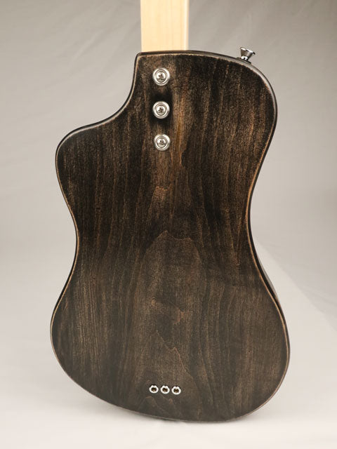 Solid Body 3 String Offset Electric Guitar #SB-58 and Gig Bag