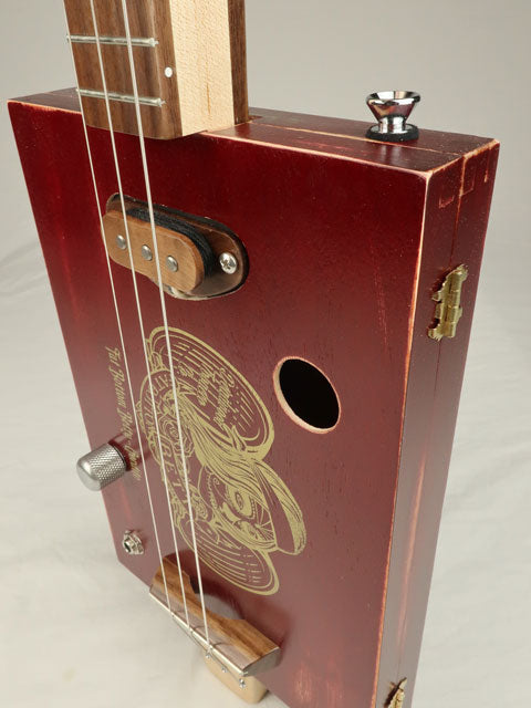 Lefty Betty 3 String Cigar Box Guitar CBG #2459
