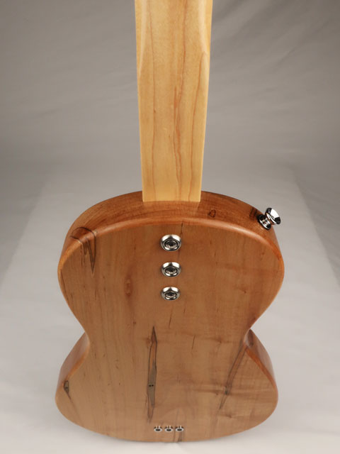 Solid Body 3 String Electric Parlor Guitar #SB-59 and Gig Bag