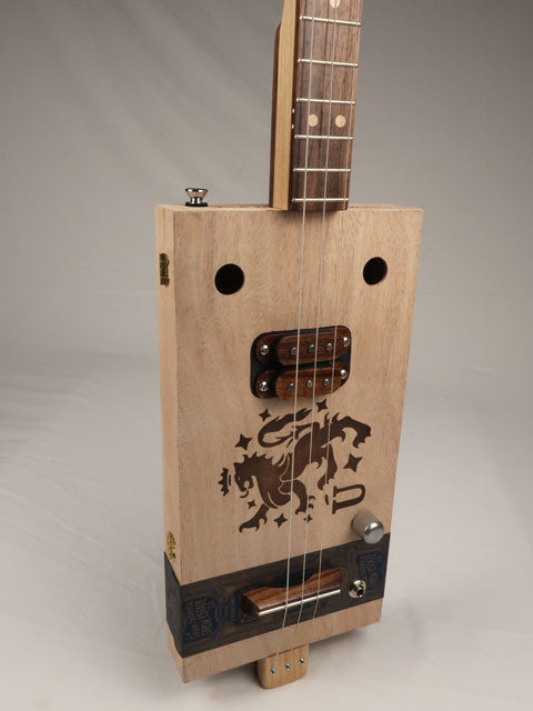 Grade A 3 String Cigar Box Guitar CBG #2517