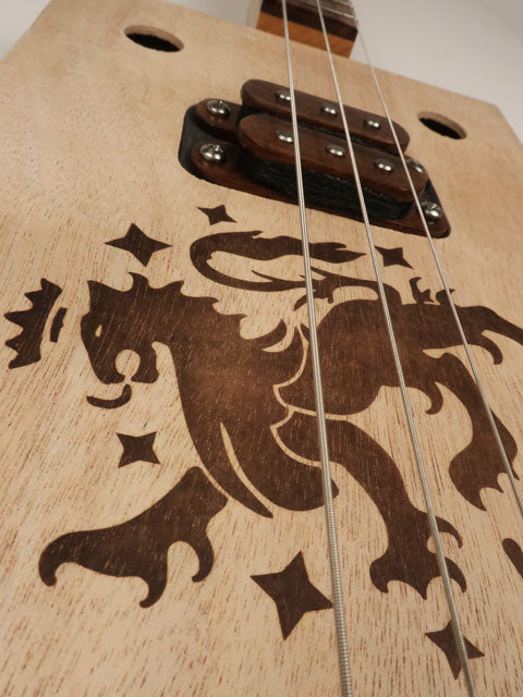 Grade A 3 String Cigar Box Guitar CBG #2517