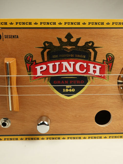 Punch 3 String Cigar Box Guitar CBG #2425