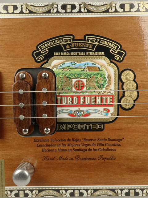 Queen B 3 String Cigar Box Guitar CBG #2478