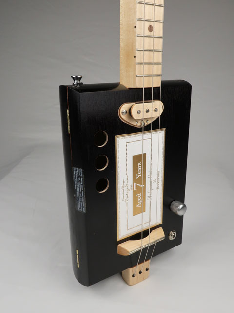 Aged 7 Years 3 String Cigar Box Guitar CBG #2487