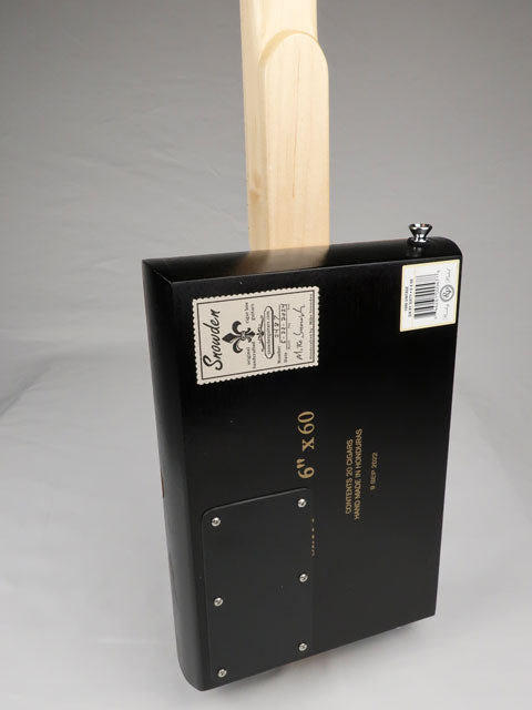 Aged 7 Years 3 String Cigar Box Guitar CBG #2487