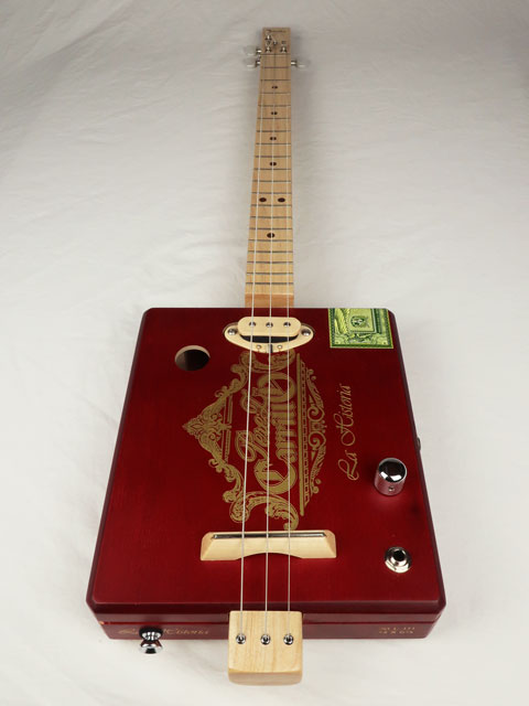Perez Carrillo 3 String Cigar Box Guitar CBG #2434
