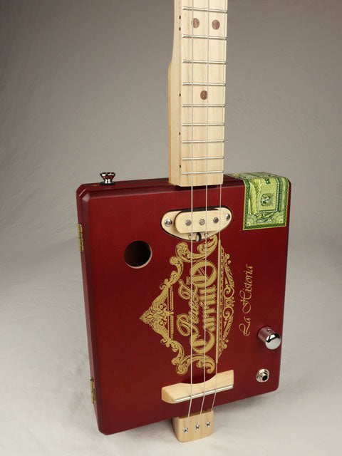 Perez Carrillo 3 String Cigar Box Guitar CBG #2434