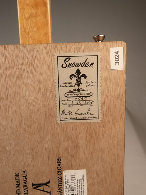H. Upmann 3 String Cigar Box Guitar CBG #2595