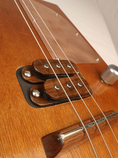 Copper Top Humbucker 3 String Cigar Box Guitar CBG #2600