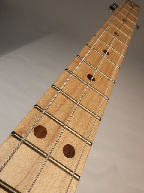 Green 3 String Humbucker Cigar Box Guitar CBG #2602