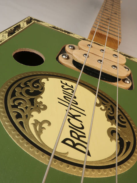 Brick House Humbucker 3 String Cigar Box Guitar CBG #2592