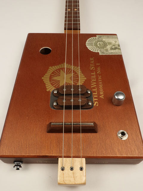 StillWell Star 3 String Cigar Box Guitar CBG #2582