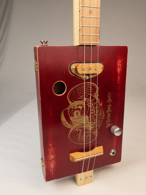 The Old Fat Bottom Betty 3 String Cigar Box Guitar CBG #2601