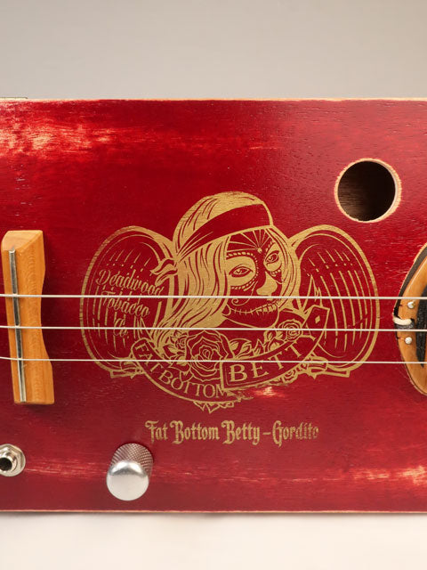 The Old Fat Bottom Betty 3 String Cigar Box Guitar CBG #2601