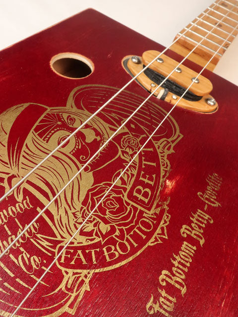 The Old Fat Bottom Betty 3 String Cigar Box Guitar CBG #2601