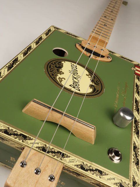 Brick House 3 String Cigar Box Guitar CBG #2579