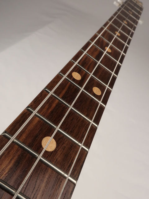 Leather Rose 3 String Cigar Box Guitar CBG #2569