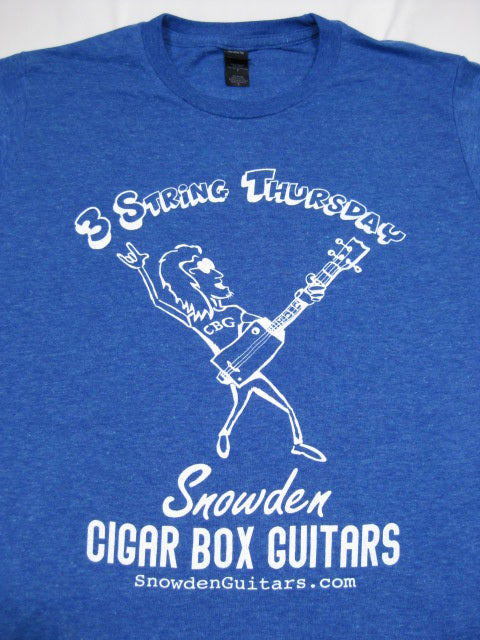 3 String Thursday Cigar Box Guitar T-Shirt