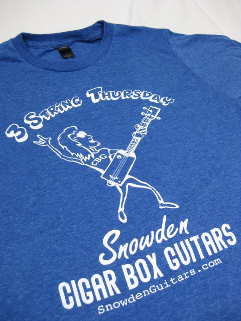 3 String Thursday Cigar Box Guitar T-Shirt