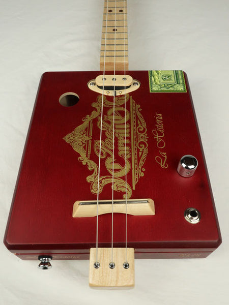 Lace Cigar Box Guitar Secret Society 4-string guitare élect