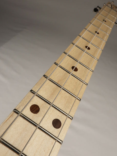 Metal Top 3 String Cigar Box Guitar CBG #2625