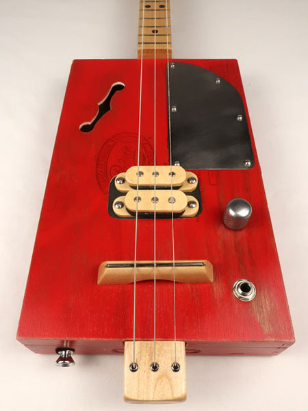 Old Red Padron 3 String Cigar Box Guitar CBG #2574