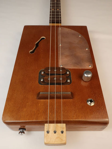 Copper Top Humbucker 3 String Cigar Box Guitar CBG #2600