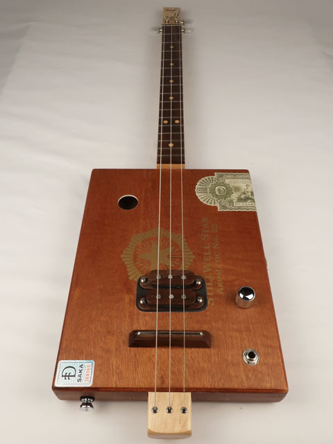 StillWell Star 3 String Cigar Box Guitar CBG #2626