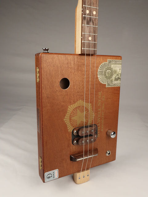StillWell Star 3 String Cigar Box Guitar CBG #2626