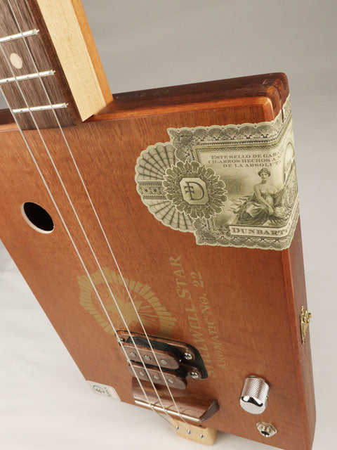 StillWell Star 3 String Cigar Box Guitar CBG #2626