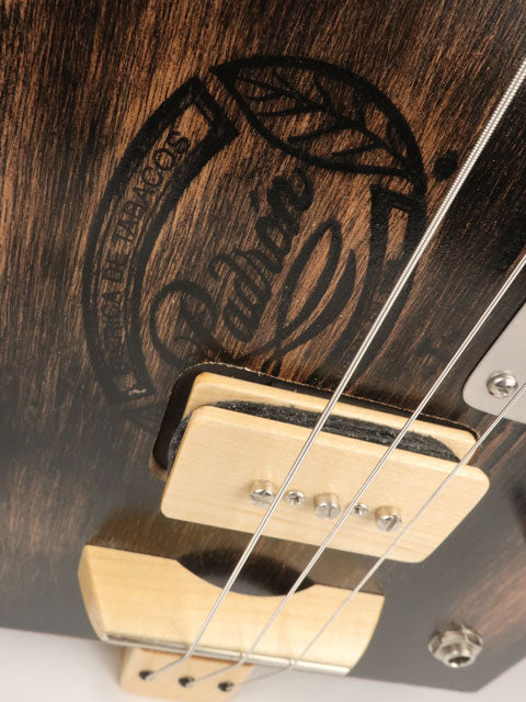 P90 Padron 3 String Cigar Box Guitar CBG #2609