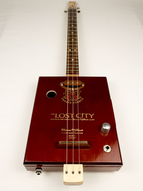 The Lost City 3 String Cigar Box Guitar CBG #2631