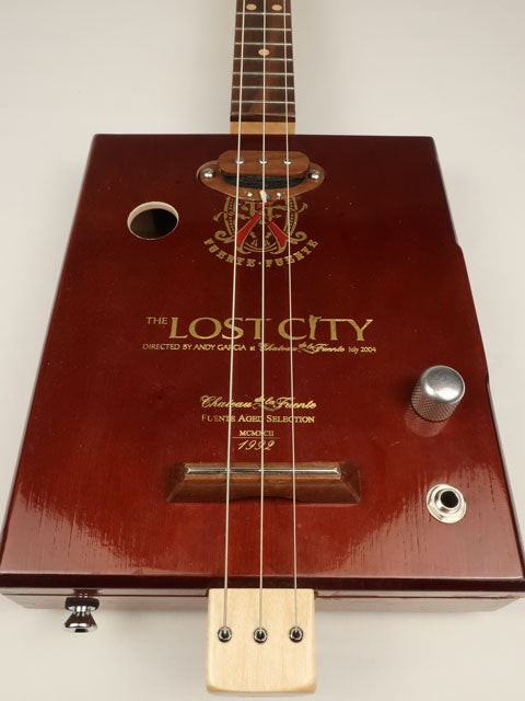 The Lost City 3 String Cigar Box Guitar CBG #2631