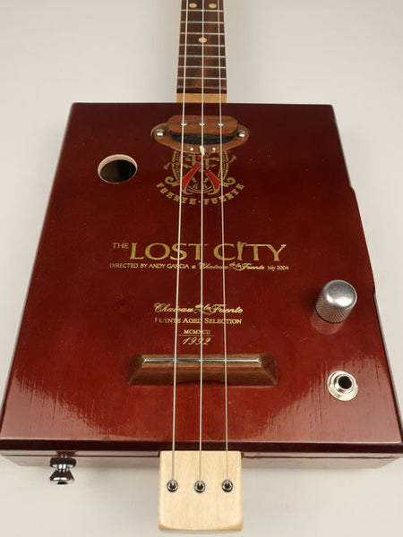 The Lost City 3 String Cigar Box Guitar CBG #2631