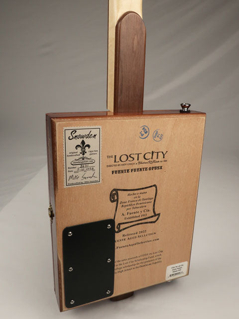 The Lost City 3 String Cigar Box Guitar CBG #2631
