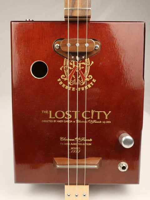 The Lost City 3 String Cigar Box Guitar CBG #2631