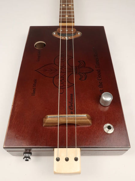 New Orleans Cigar Factory 3 String Cigar Box Guitar CBG #2633