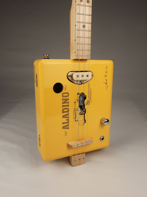 Aladino 3 String Cigar Box Guitar CBG #2616