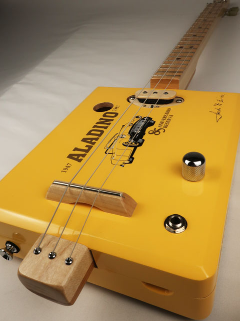 Aladino 3 String Cigar Box Guitar CBG #2616