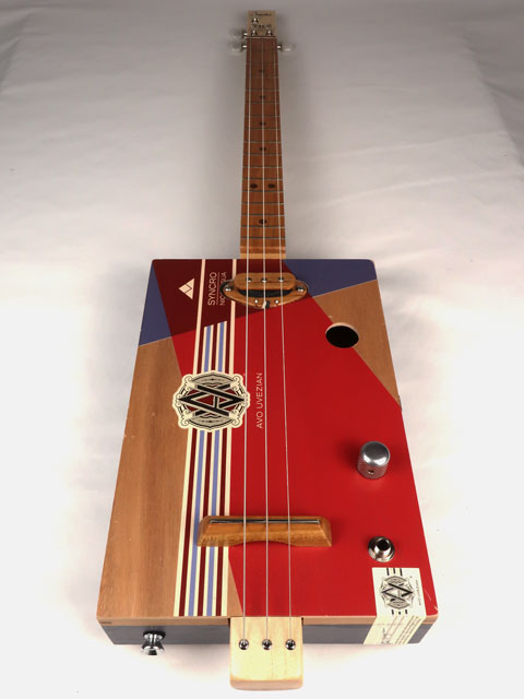 AVO 3 String Cigar Box Guitar CBG #2611