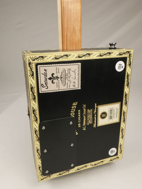 Black Brick House 3 String Cigar Box Guitar CBG #2630