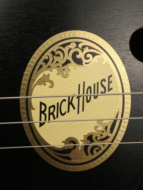 Black Brick House 3 String Cigar Box Guitar CBG #2630