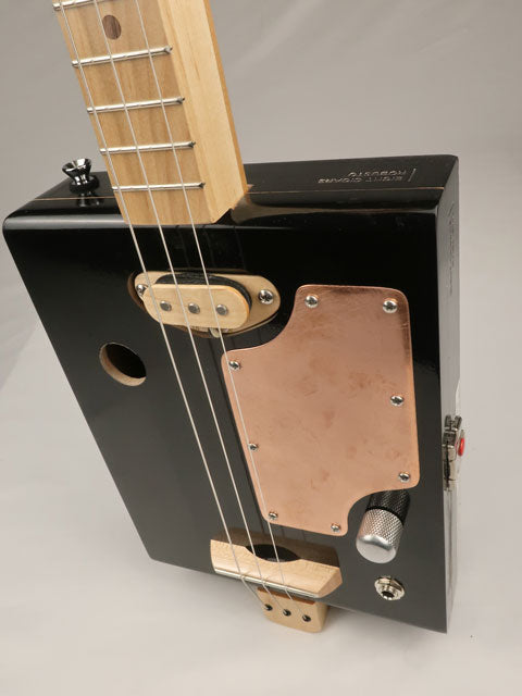 Copper Guard 3 String Cigar Box Guitar CBG #2638