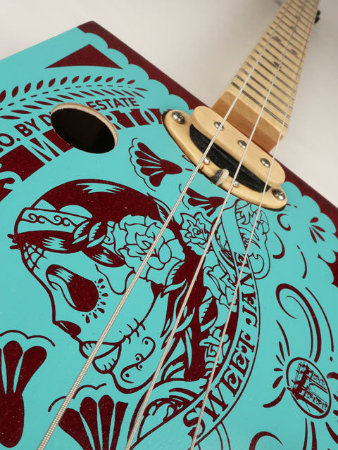 Deadwood Sweet Jane 3 String Cigar Box Guitar CBG #2619