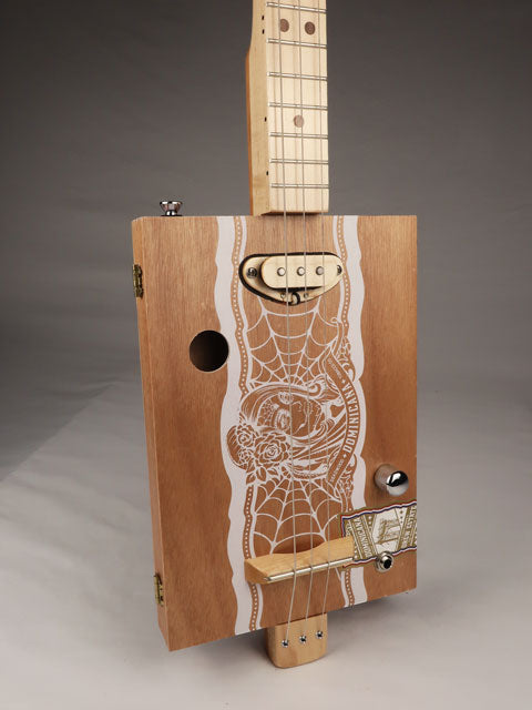 Dominicana 3 String Cigar Box Guitar CBG #2622