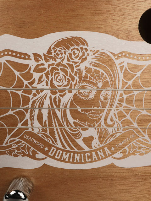 Dominicana 3 String Cigar Box Guitar CBG #2622