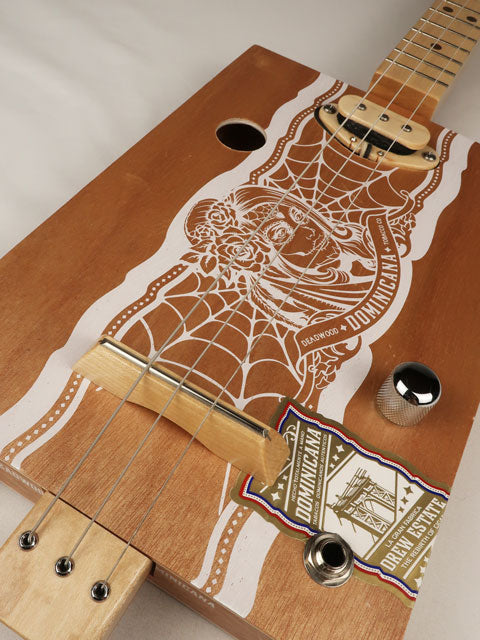 Dominicana 3 String Cigar Box Guitar CBG #2622