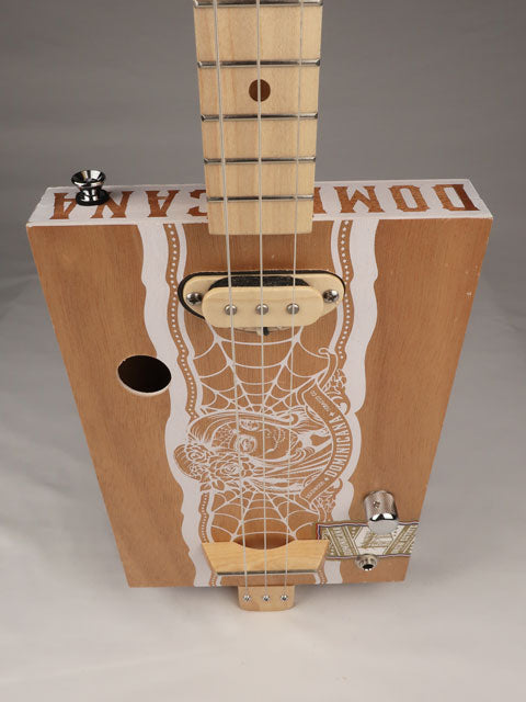 Dominicana 3 String Cigar Box Guitar CBG #2622