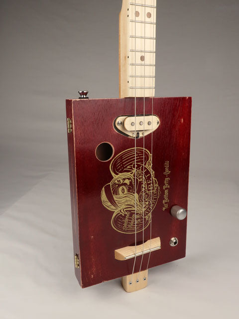 The Fat Bottom Betty 3 String Cigar Box Guitar CBG #2618
