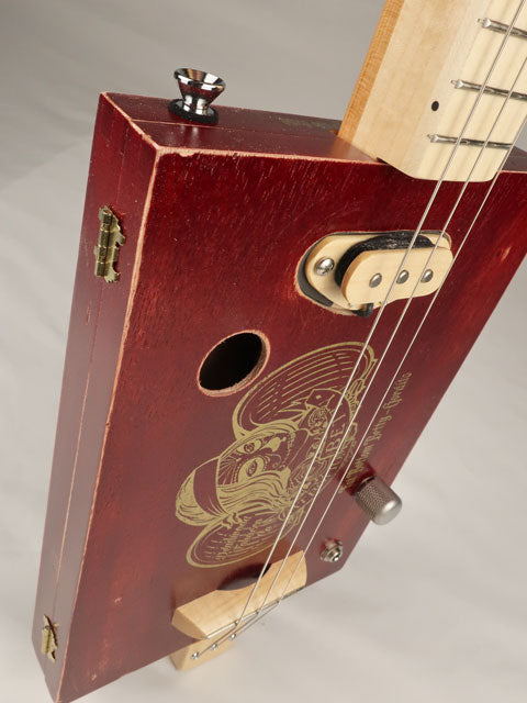 The Fat Bottom Betty 3 String Cigar Box Guitar CBG #2618